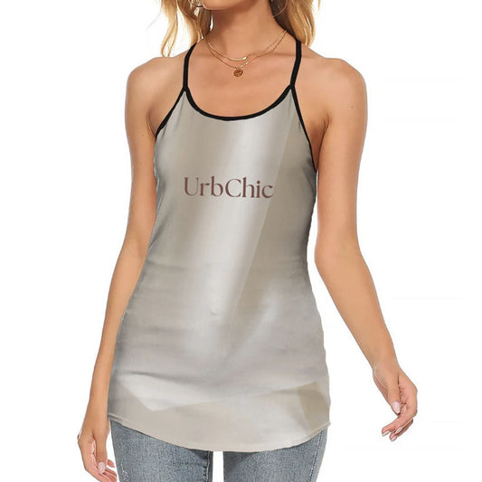 AOP Criss Cross Tank Top